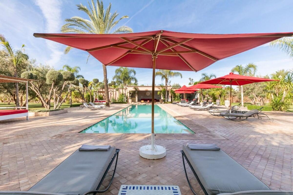 Villa Koutoubia, Jardin Luxuriant, Piscine Et Spa Marrakesh Buitenkant foto
